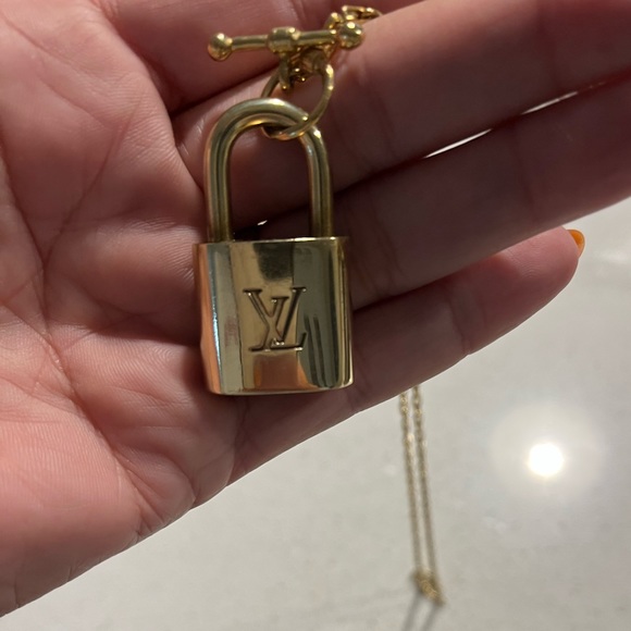 Authentic Louis Vuitton Lock Necklace - Picture 4 of 5
